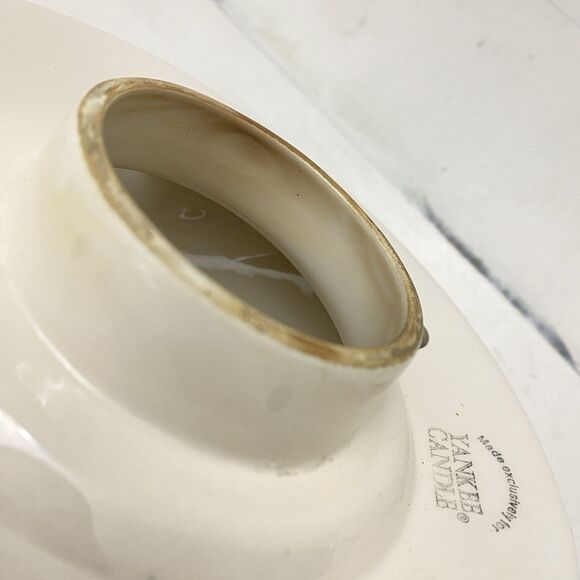 Yankee Candle Peppermint Pals Candy Cane Ceramic Candle Shade Holiday Christmas - Picture 7 of 7